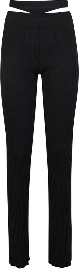 Andrea Adamo Ribbed Chic Trousers