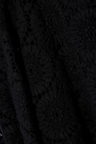 Thumbnail for your product : See by Chloe Tassel-trimmed Cotton Guipure Lace Mini Dress