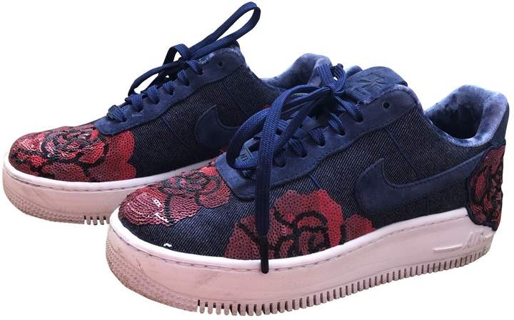 blue glitter trainers