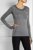 Thumbnail for your product : Nike Dri-Fit Knit stretch-jersey top