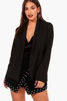 Thumbnail for your product : boohoo Womens Plus Natalie Split Sleeve Blazer