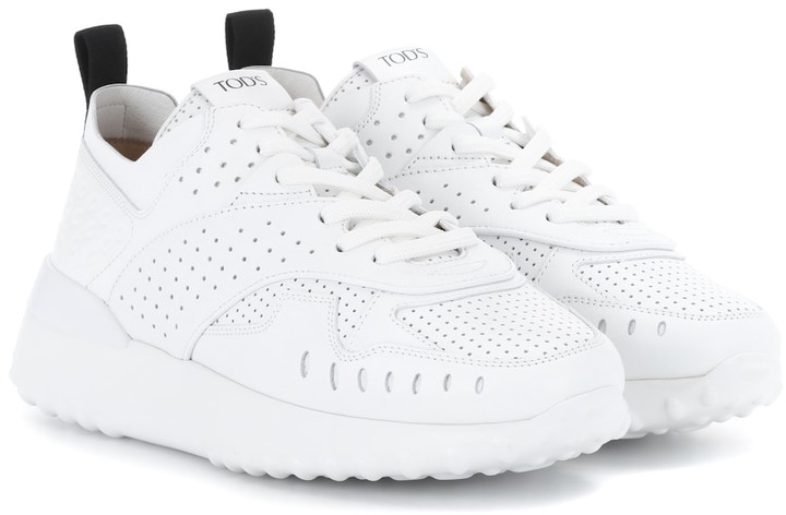 Tod's Leather sneakers - ShopStyle
