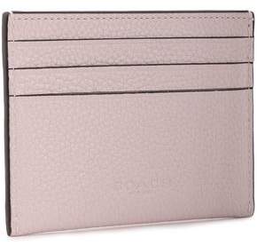 Coach Glittered Embossed Leather Cardholder
