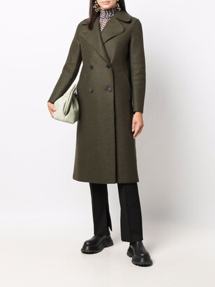 Harris Wharf London Double-Breasted Tailored Coat