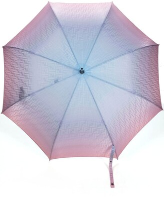 Fendi Monogram-Print Gradient Umbrella