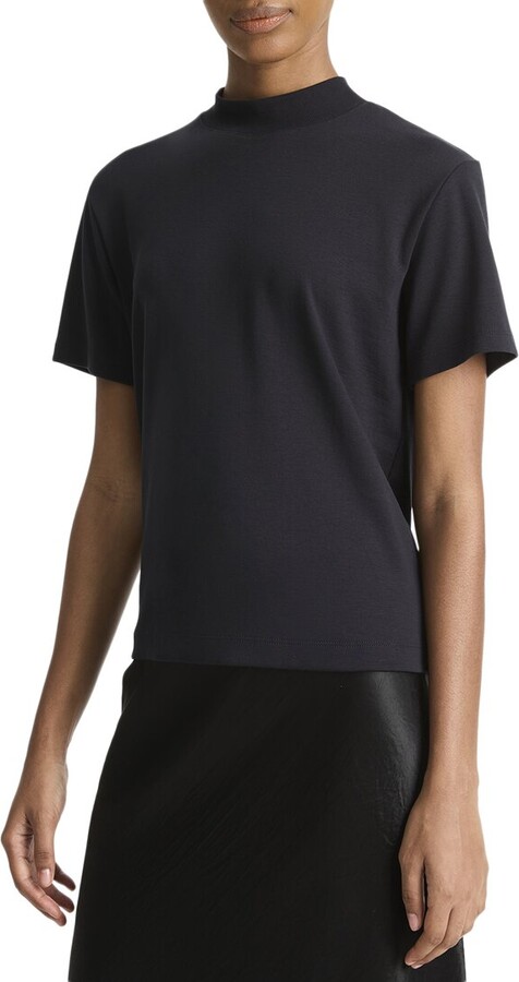Mock Neck Tee