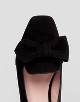 Thumbnail for your product : Dune London Graciano Suede Flat Show with Bow