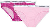 Thumbnail for your product : Calvin Klein Kids Teen two pack of branded briefs