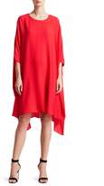 Thumbnail for your product : St. John Silk Georgette Draped Dress