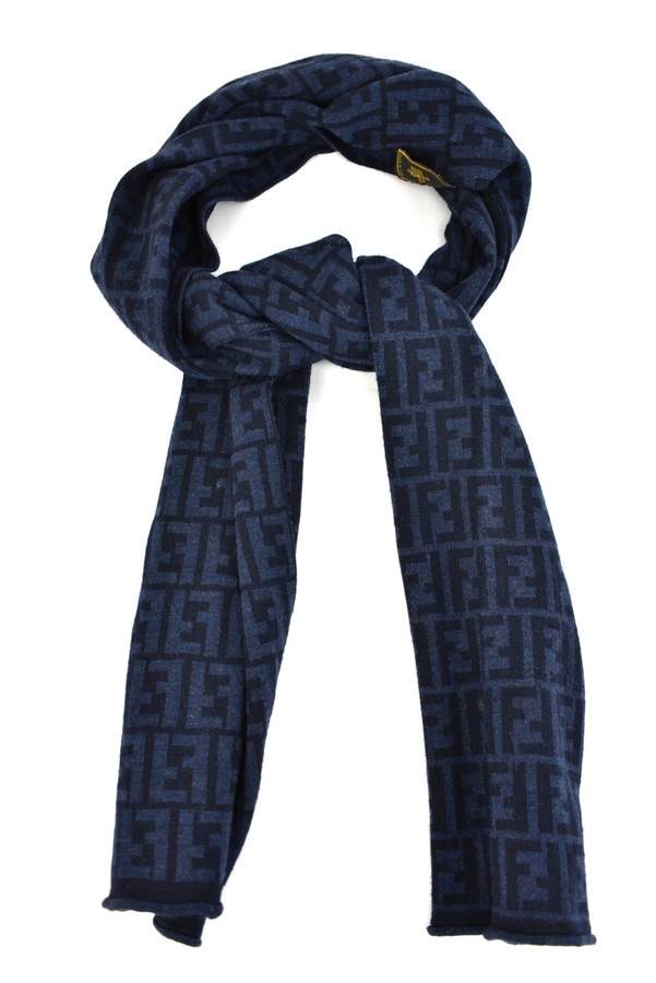 fendi blue scarf