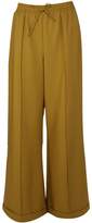 Thumbnail for your product : boohoo Aurelia Wide Leg Turn Up Tailored Trousers