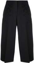 Thumbnail for your product : Alexander McQueen beaded cropped trousers