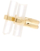 Thumbnail for your product : House Of Harlow Double Crystal Dainty Ring