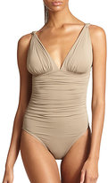 Thumbnail for your product : Carmen Marc Valvo One-Piece Mediterranean Solids Swimsuit