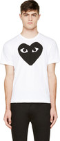 Thumbnail for your product : Comme des Garcons Play White & Black Heart Emblem T-Shirt