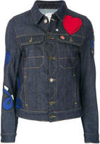 Zadig & Voltaire heart patch denim jackets