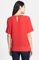 Thumbnail for your product : Bobeau Short Sleeve Boxy Top