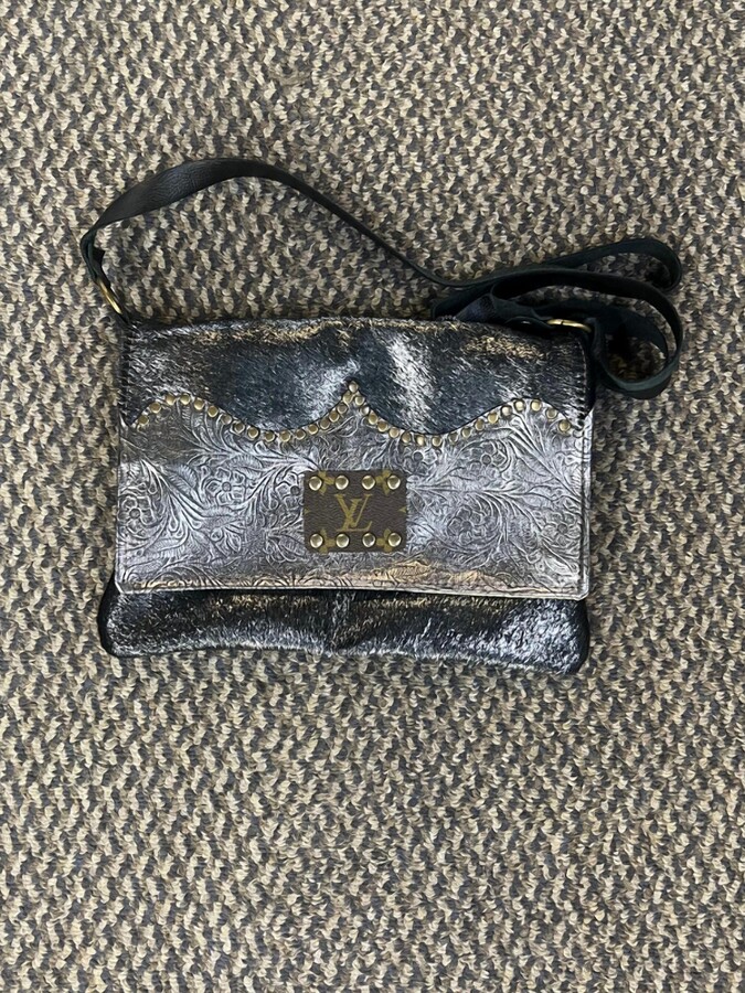 Keep It Gypsy Upcycled Purse In Gunmetal Grey - ShopStyle Shoulder Bags