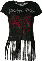Philipp Plein - Best Friends fringed T-shirt