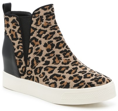 cheetah print wedge shoes