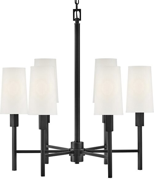 Hinkley Fenwick Chandelier in Black, Size: Small