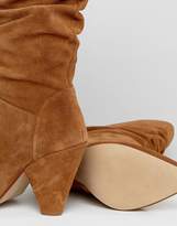 Thumbnail for your product : ASOS CIANNA Suede Slouch Cone Heel Boots