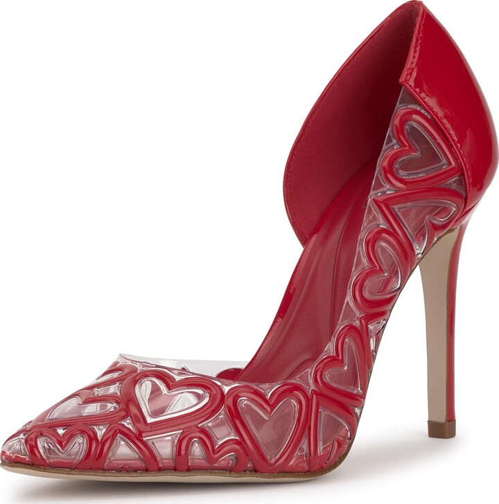 Jessica Simpson Palvin Heart Detail D'Orsay Pump