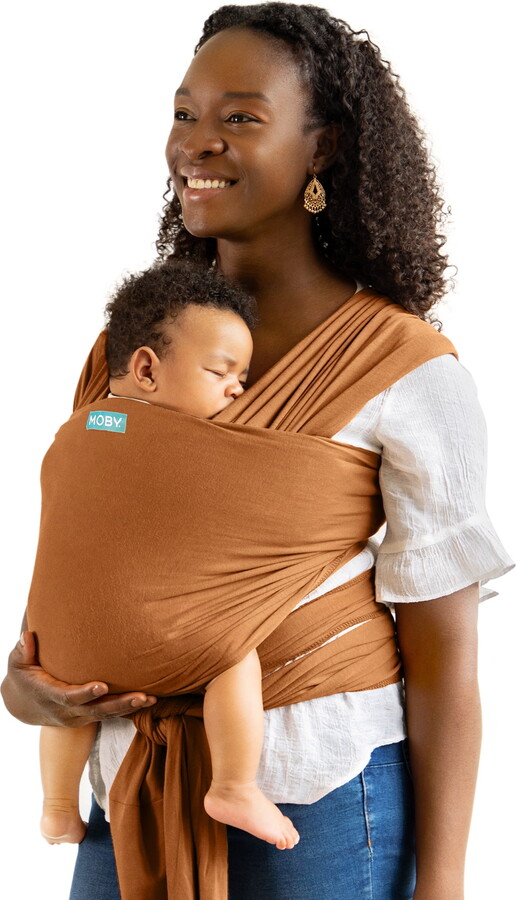 Moby Wrap Evolution Baby Wrap Carrier in Caramel