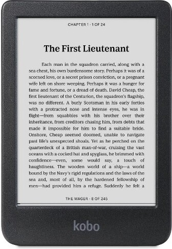Kobo Clara BW - 6" 16GB eReader - Glare-Free Touchscreen with ComfortLight PRO - Dark Mode Option - Audiobooks - Waterproof (Black)