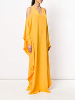 Thumbnail for your product : Roberto Cavalli cold-shoulder long flared dress