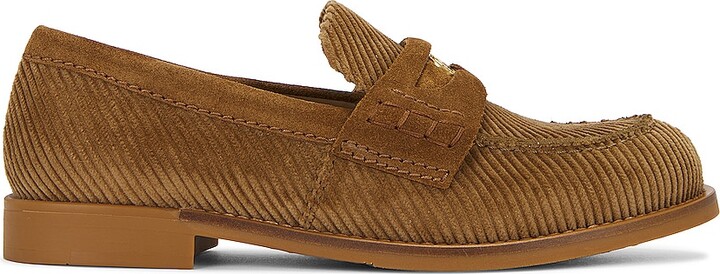 Miu Miu Penny Loafer in Brown