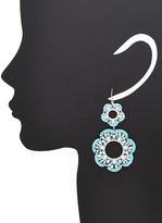 Thumbnail for your product : Miguel Ases Turquoise & Silver Drop Earrings