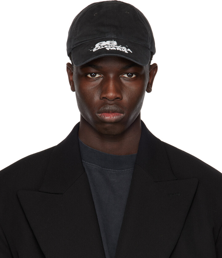 Balenciaga Black BB Icon Cap - ShopStyle Hats