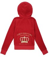 Thumbnail for your product : Juicy Couture Outlet - GIRLS LOGO VELOUR VIVA CROWN ROBERTSON JACKET
