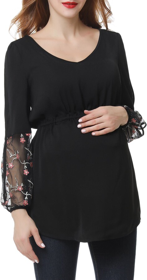 empire waist maternity tops