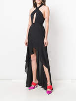 Thumbnail for your product : Elie Saab georgette hi-low dress
