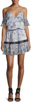 Thumbnail for your product : Karina Grimaldi Aiden Floral-Print Cold-Shoulder Dress, Multi Pattern