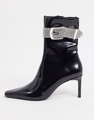 buckle boots asos