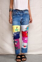 Thumbnail for your product : Urban Outfitters Urban Renewal Embroidered Panel Jean
