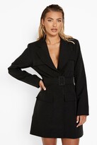 Thumbnail for your product : boohoo Tailored Utility Blazer Dress