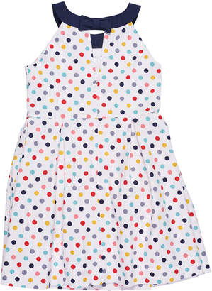 Florence Eiseman Pique Polka-Dot Dress, Size 7-14