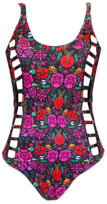 Fridasch swimwear Flowers Multicolor Swimsuit