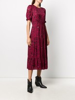 Thumbnail for your product : BA&SH Tonya patterned midi dress
