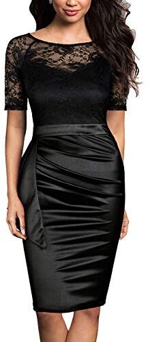 black vintage cocktail dress