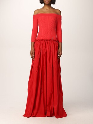 Elisabetta Franchi Red Women's Dresses | Shop the world's largest 