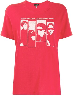 R 13 The Velvet Underground print T-shirt