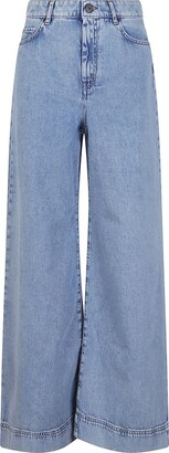 Weekend Max Mara Medina Logo Patch Wide Leg Jeans - ShopStyle Weekend Max Mara Medina Logo Patch Wide Leg Jeans - ShopStyle