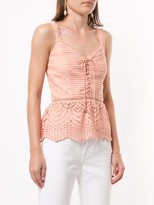 Thumbnail for your product : We Are Kindred Lua embroidered cami top