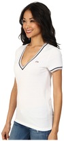 Thumbnail for your product : Lacoste Short Sleeve Contrast Tipped V-Neck Tee