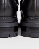 Thumbnail for your product : ASOS DESIGN Artistry premium leather hiker boots in black